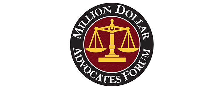 Million Dollar Advocates Forum Badge