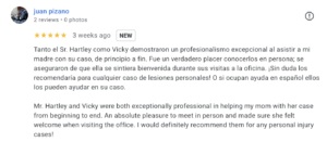 Opinión De Un Cliente Sobre El Abogado De Lesiones Personales De El Segundo