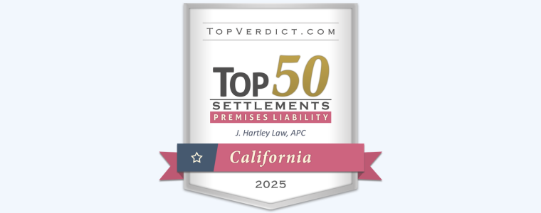 Top Verdict Top 50 Premises Liability Settlements in California